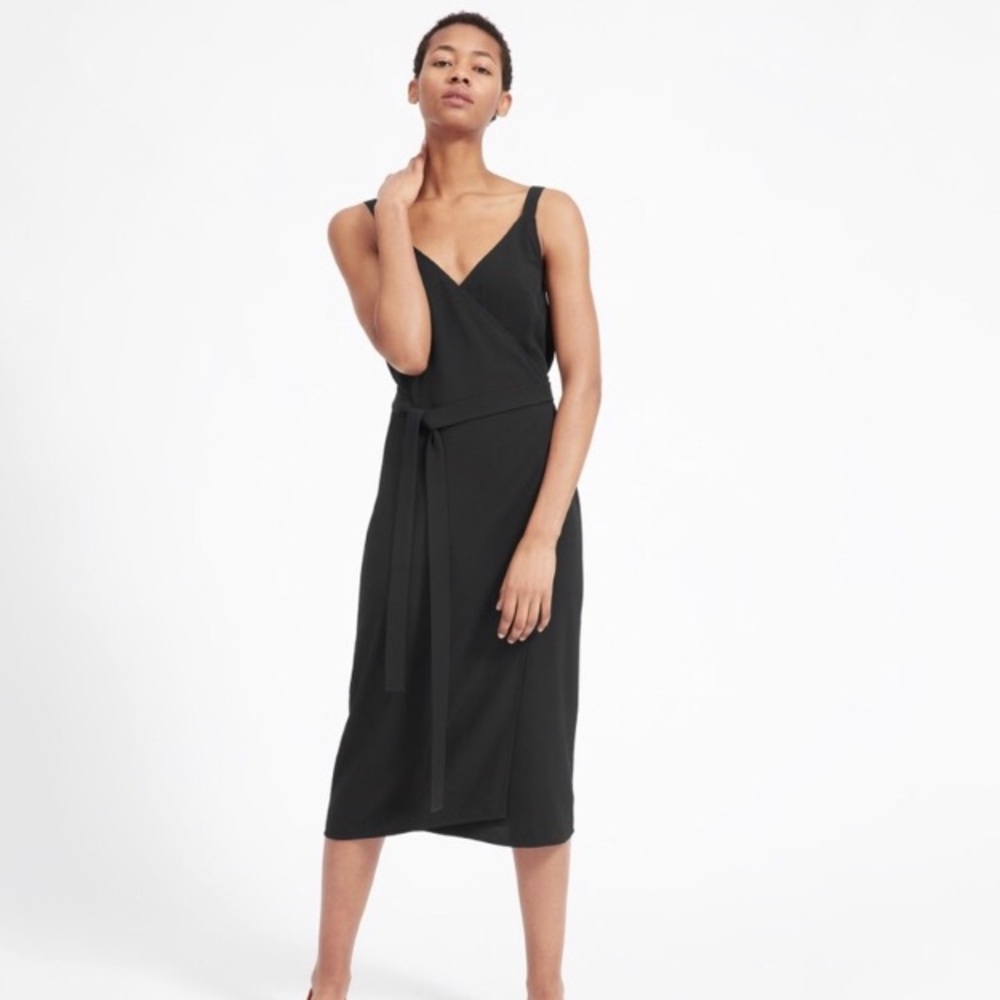 Everlane Black Midi Dress